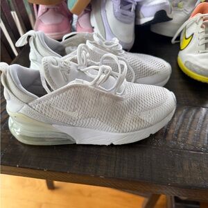 Nike White Mesh Air Max Shoes